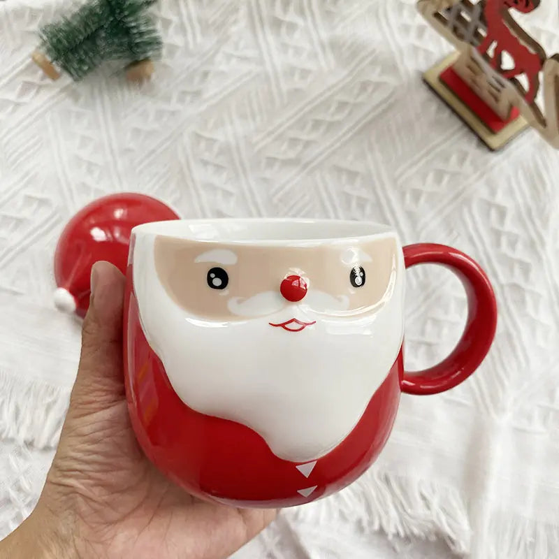 Cute Cartoon Christmas Ceramic Mug