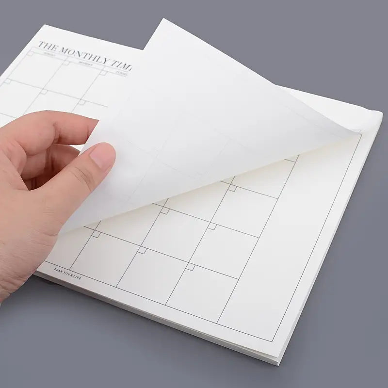Simple Tearable Monthly Planner