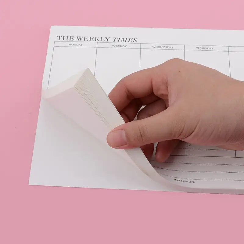 Simple Tearable Monthly Planner