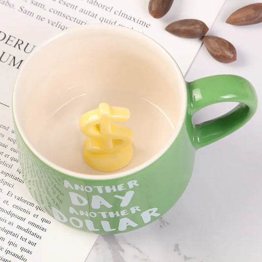 3D Animal Inside Ceramic Mug - Cute Kawaii Teacup