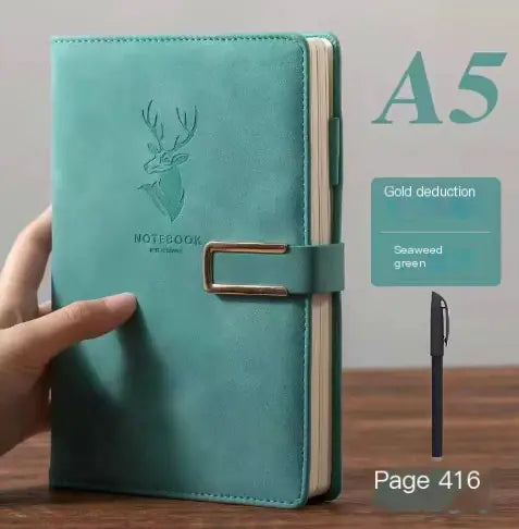 Ultrathin A5 Soft Leather Notebook