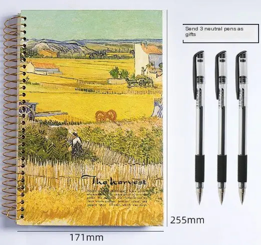 16K Coil Notebook with Sub Grid Design