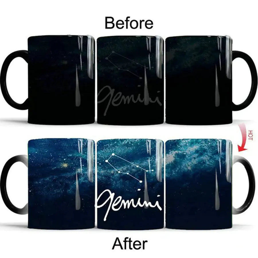 Ceramic Color Changing Constellation Coffee Mug