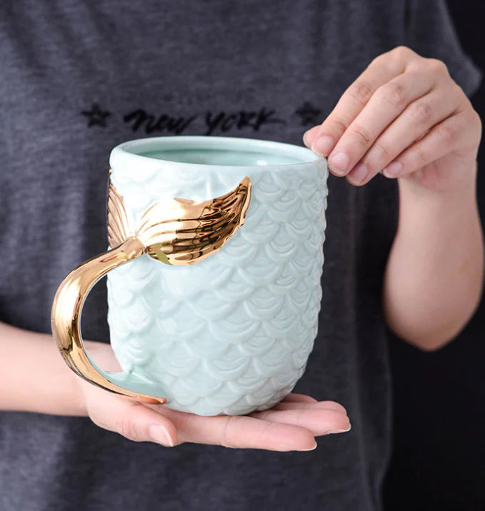 Mermaid Tail Mug - Creative Drinkware Cup