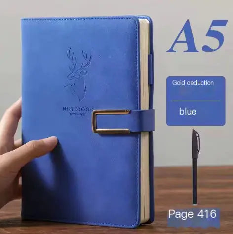 Ultrathin A5 Soft Leather Notebook