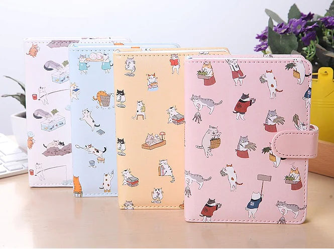 Large 32K Creative Cartoon Magnetic Notebook Journal