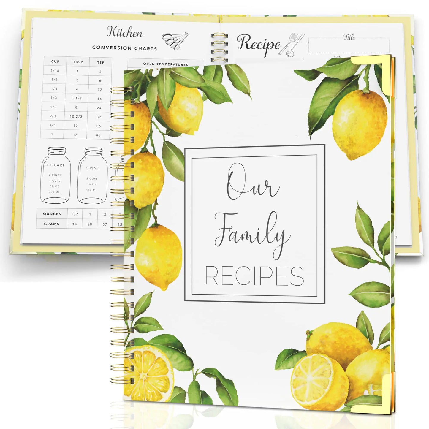 Recipe Book To Write In Your Own Recipes - Blank Family Cook Book Journal to Create Your Own DIY 100 Page Cookbook