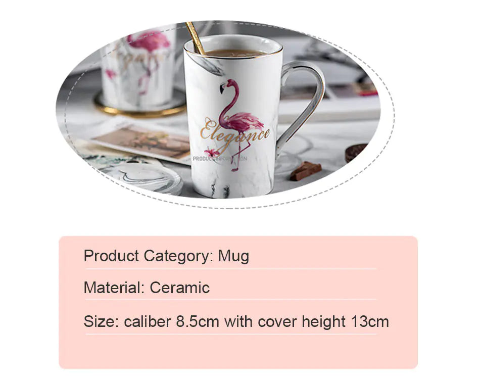 Ceramic Couple Coffee Mug and Water Cup