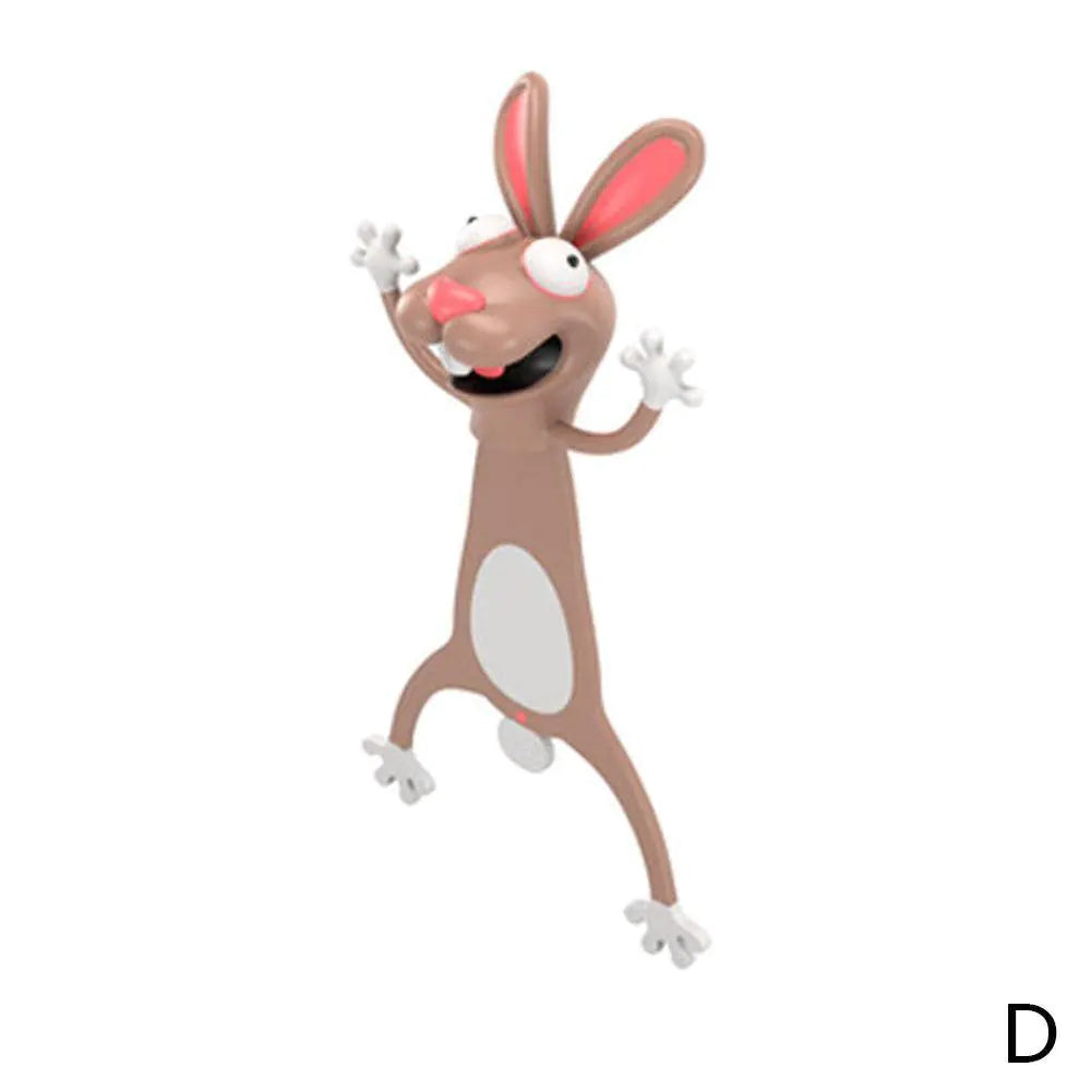 3D Animal Bookmark - Creative Cute Cat Design