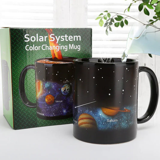 Color Changing Ceramic Solar System Mug