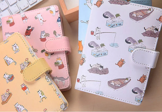 Large 32K Creative Cartoon Magnetic Notebook Journal