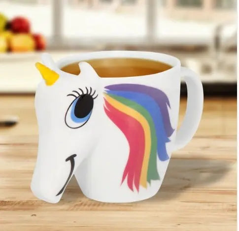 Color Changing Unicorn Mug - Heat Sensitive Ceramic