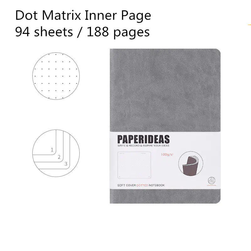 Inspiration Dot Matrix Bullet Journal Notebook (Soft Cover)