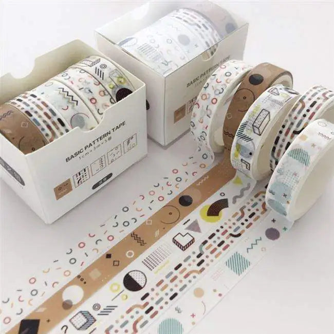 Cute Colorful Washi Tape Decorative Sticker Set