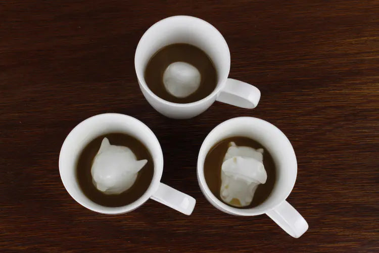 3D Animal Ceramic Mug - Creative Shark Hippo Cup