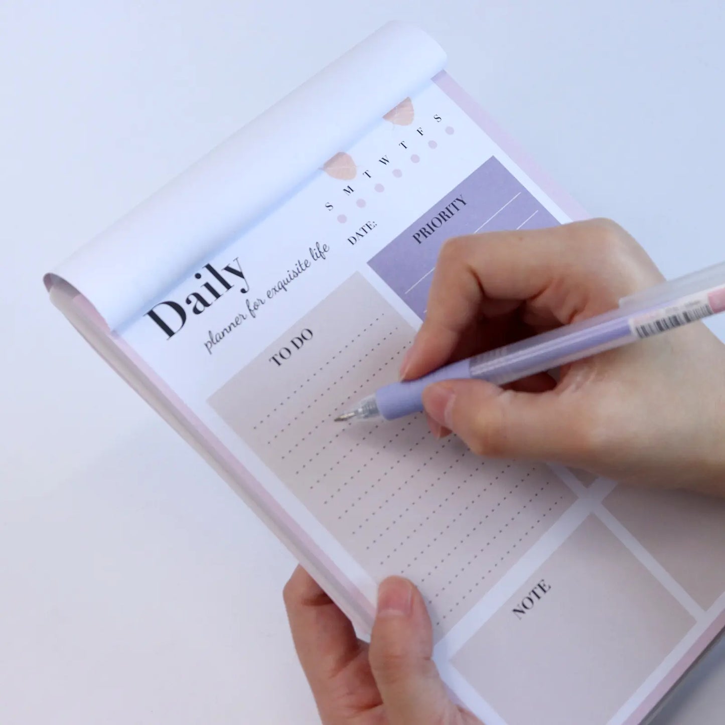 Tearable Notepad Planner with 60 Sheets