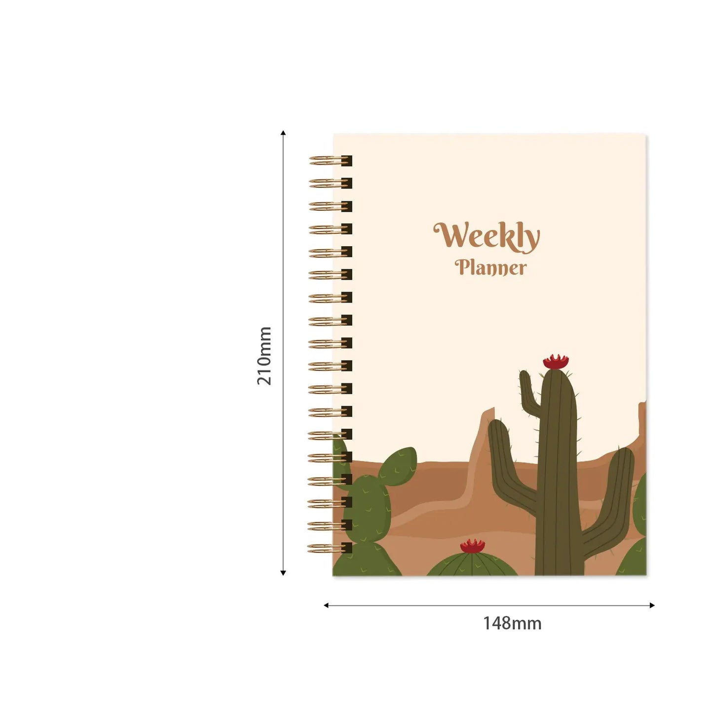 A5 Weekly Planner Notepad for Students and Office Use