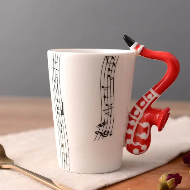 Musical Note Mug - Creative Ceramic Cup