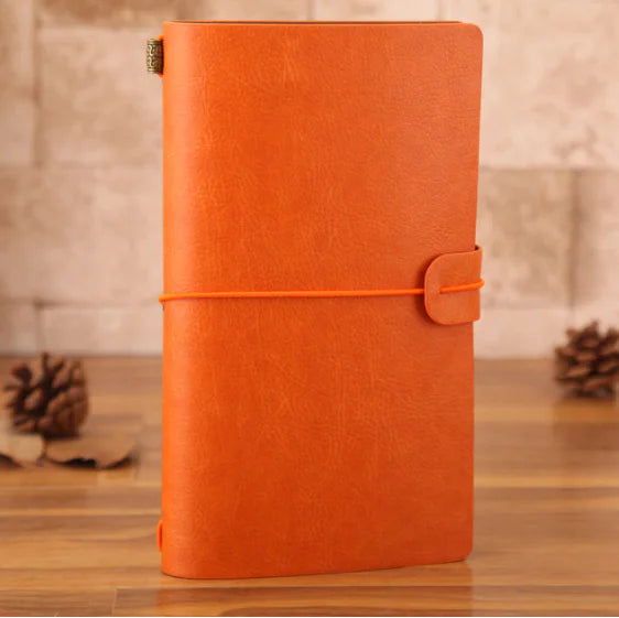 Vintage Travel Journal with Custom Logo (Notebook)