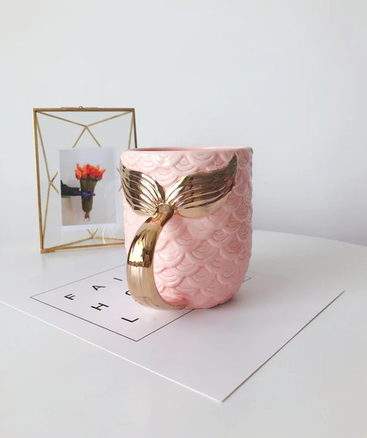 Mermaid Tail Mug - Creative Drinkware Cup