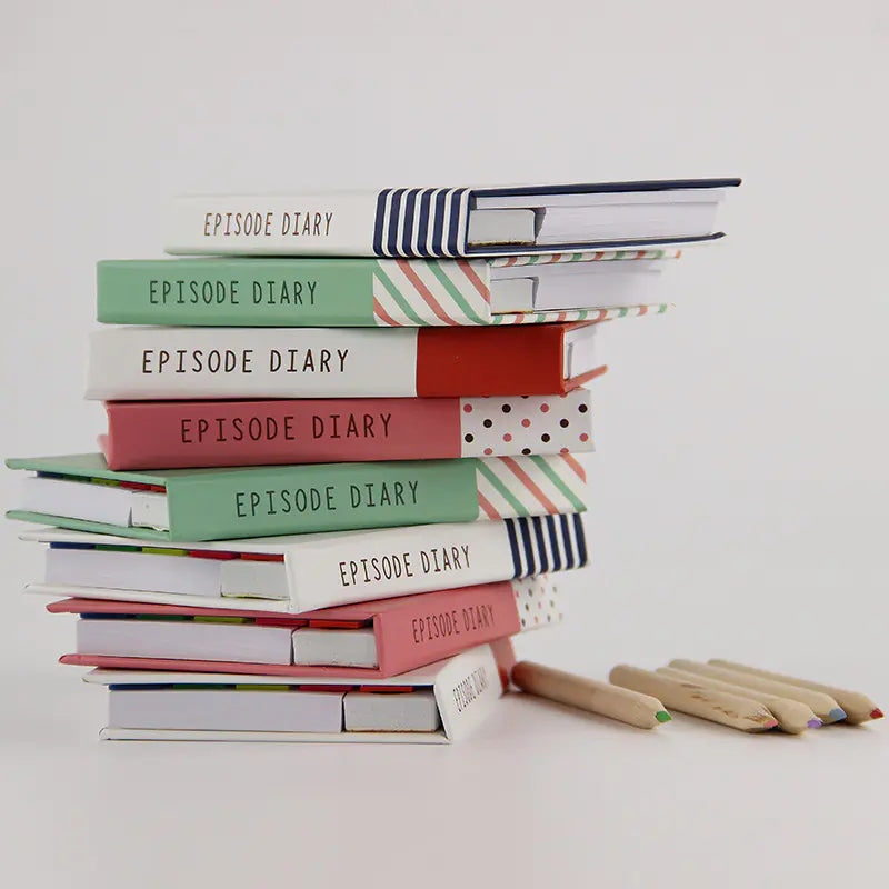 Creative Cute Hard Shell Notebook with Sticky Notes & Pen