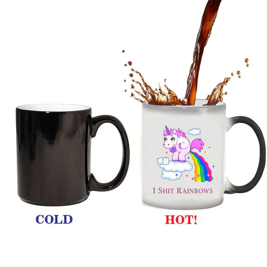 Creative Color-Changing Unicorn Ceramic Mug
