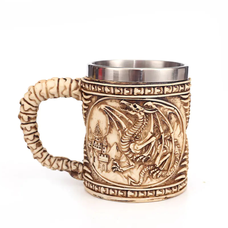 3D Double-Layer Skull Mug for Halloween & Christmas