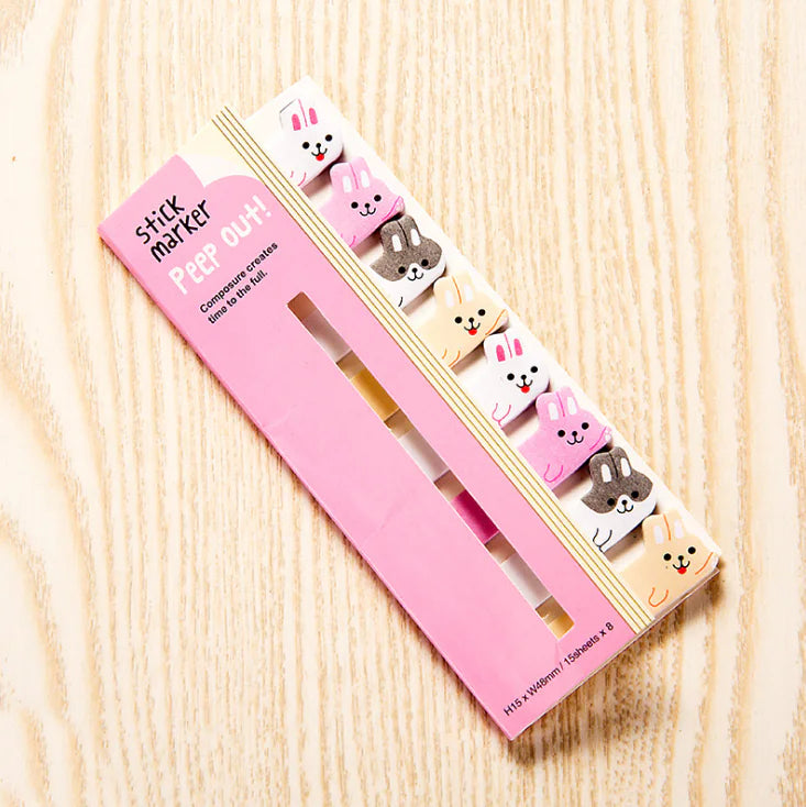Animal Bookmark Sticky Notes Notepad (Multiple Uses)