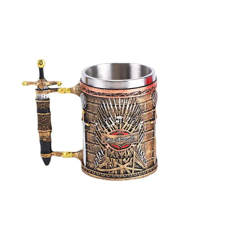 3D Double-Layer Skull Mug for Halloween & Christmas