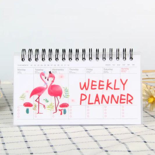 Cute Weekly Planner Notebook Journal Organizer for School
