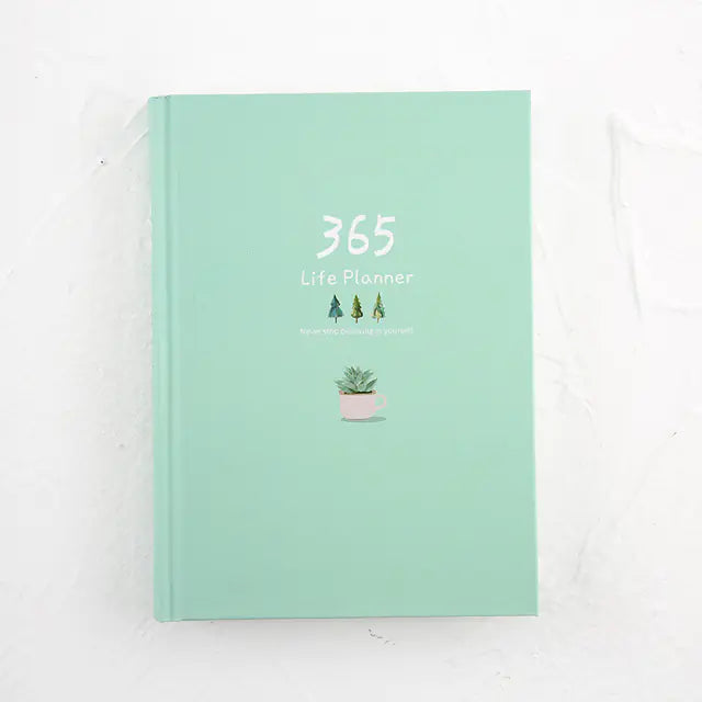 Illustrated Diary Notebook Planner for Daily Use