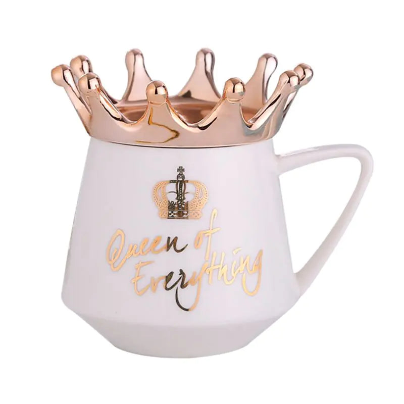 Crown Creative Ceramic Mug for Coffee Lovers