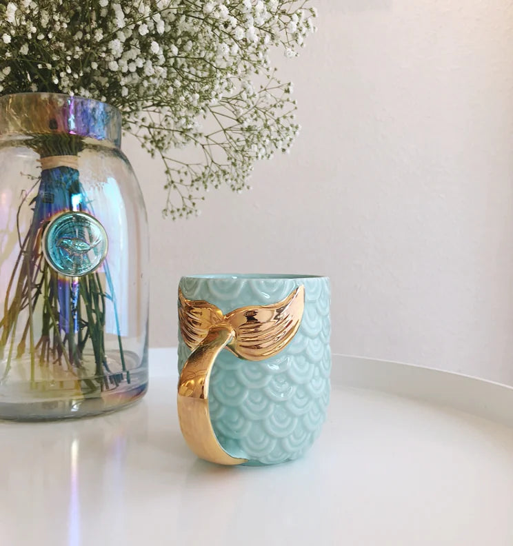 Mermaid Tail Mug - Creative Drinkware Cup