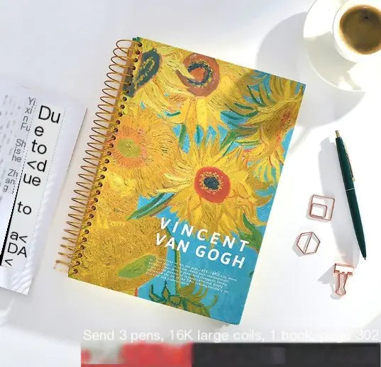 16K Coil Notebook with Sub Grid Design