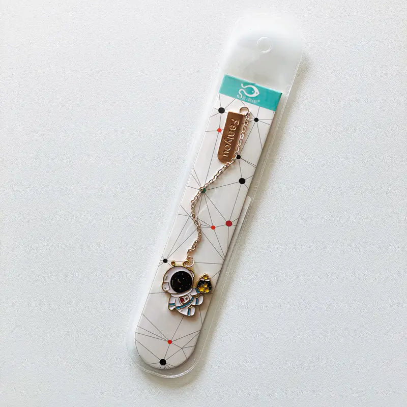 Creative Science Fiction Astronaut Bookmark Stationery