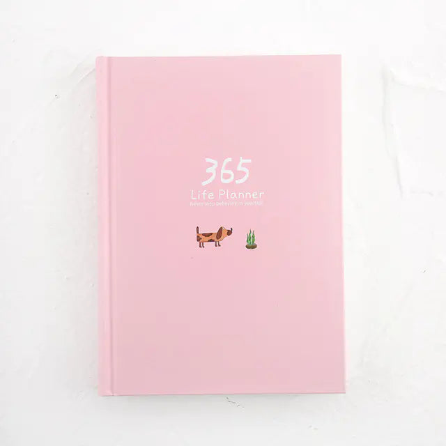 Illustrated Diary Notebook Planner for Daily Use