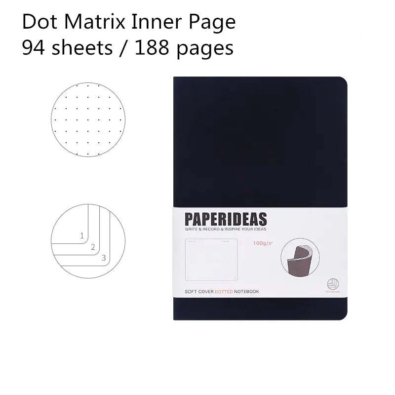 Inspiration Dot Matrix Bullet Journal Notebook (Soft Cover)