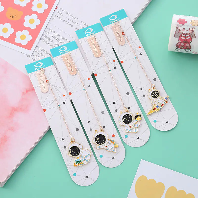 Creative Science Fiction Astronaut Bookmark Stationery