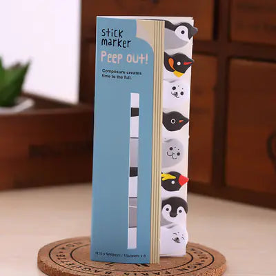 Animal Bookmark Sticky Notes Notepad (Multiple Uses)