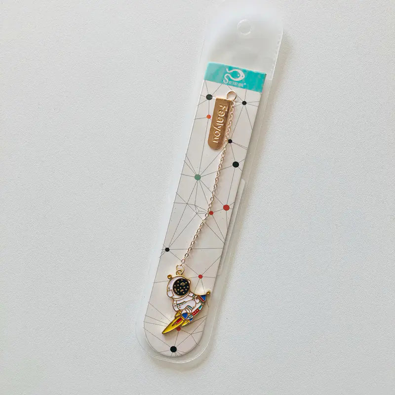 Creative Science Fiction Astronaut Bookmark Stationery