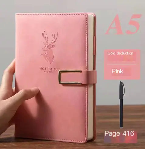 Ultrathin A5 Soft Leather Notebook