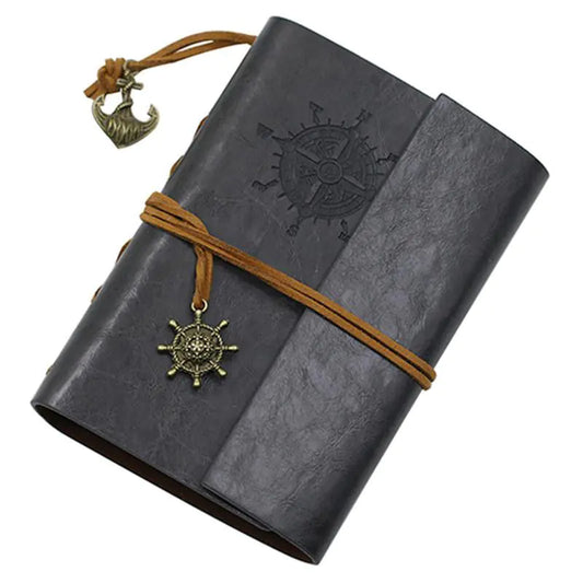 Custom Leather Pirate Notebook - Business Journal