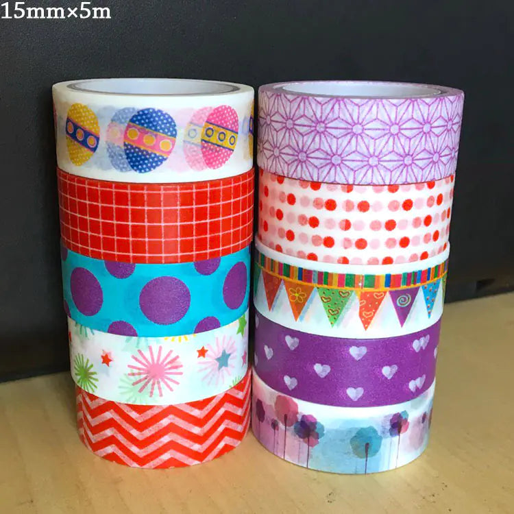 Colorful Festival DIY Decoration Sticker and Washi Tape