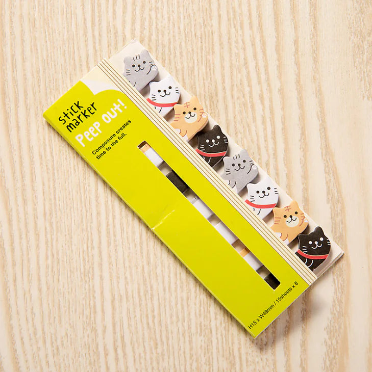 Animal Bookmark Sticky Notes Notepad (Multiple Uses)