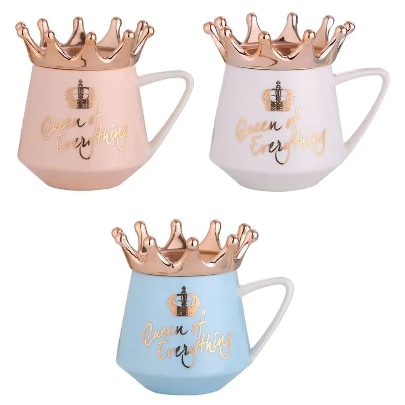 Crown Creative Ceramic Mug for Coffee Lovers
