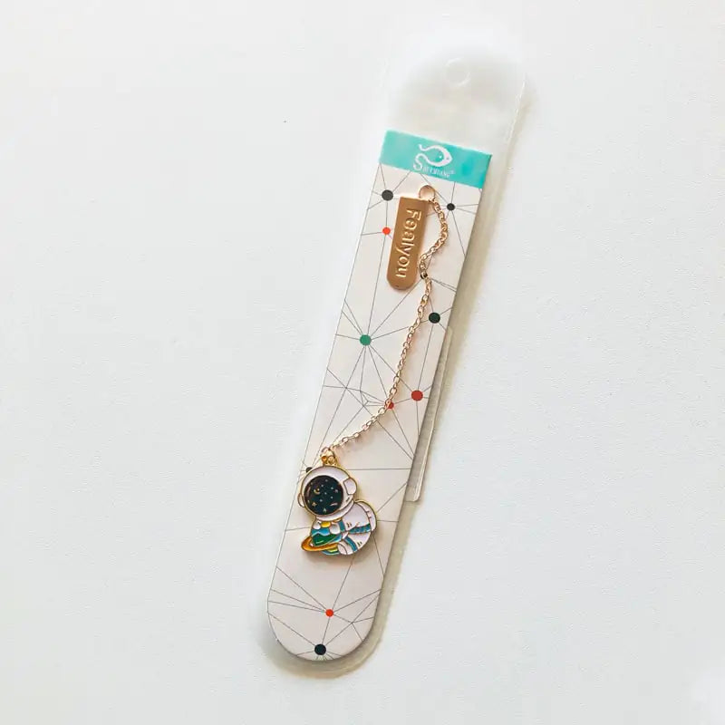 Creative Science Fiction Astronaut Bookmark Stationery