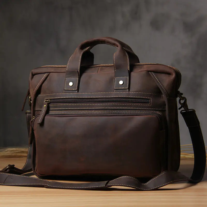 Vintage Crossbody Computer Briefcase