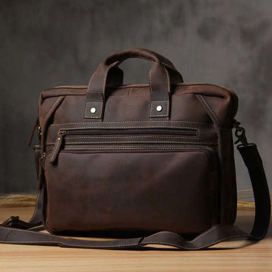 Vintage Crossbody Computer Briefcase