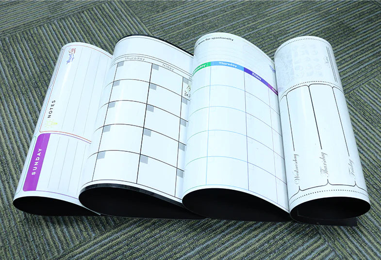 Erasable Magnetic Fridge Memo Board and Planner