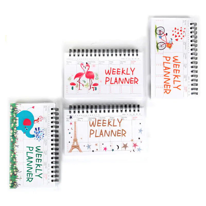 Cute Weekly Planner Notebook Journal Organizer for School